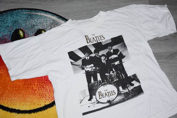 ヴィンテージ ビートルズ シャツ サイズ L ヴィンテージ ホワイト