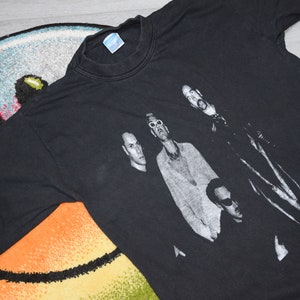 90s vintage U2 shirt Size X Large vtg black pop mart promo band tee Sz XL (Irish rock band tee, alternative)