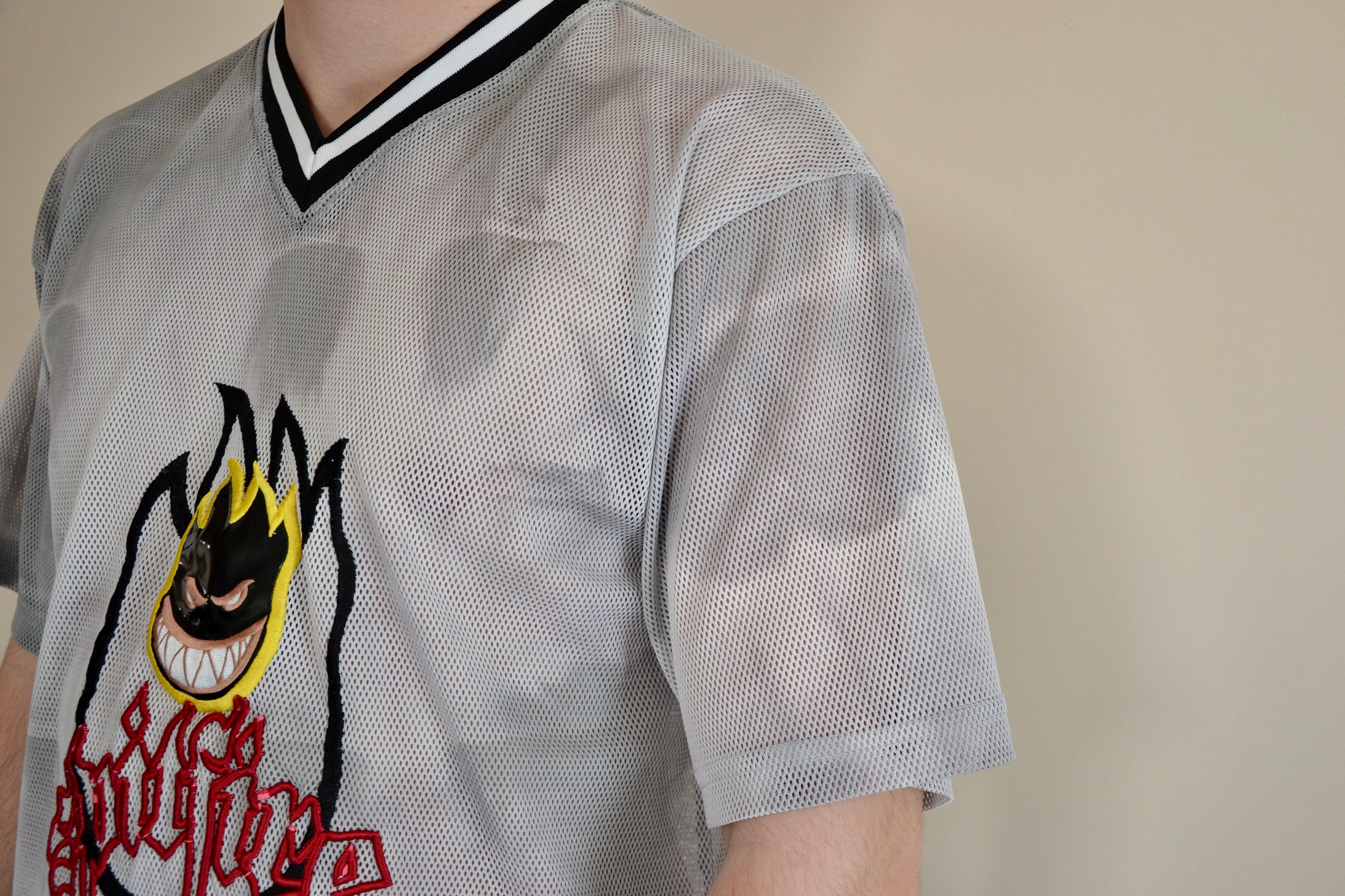 90s Vintage Spitfire Shirt Size X Large Vtg Gray Tie Dye