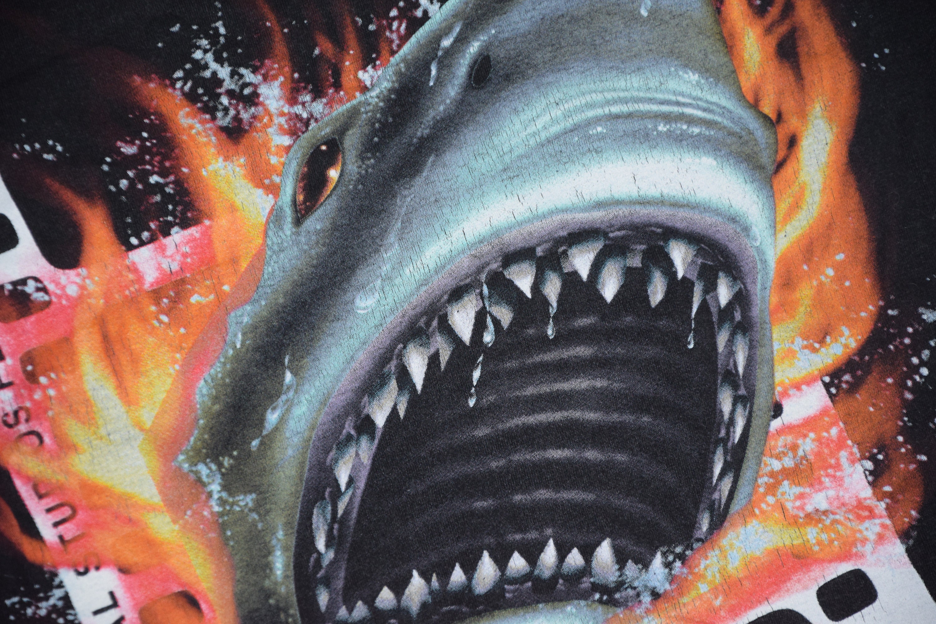 90s Vintage Jaws Shirt Size Medium Vtg Black Horror Movie 90s Vintage Jaws Shirt Size Medium Vtg Black Horror Movie
