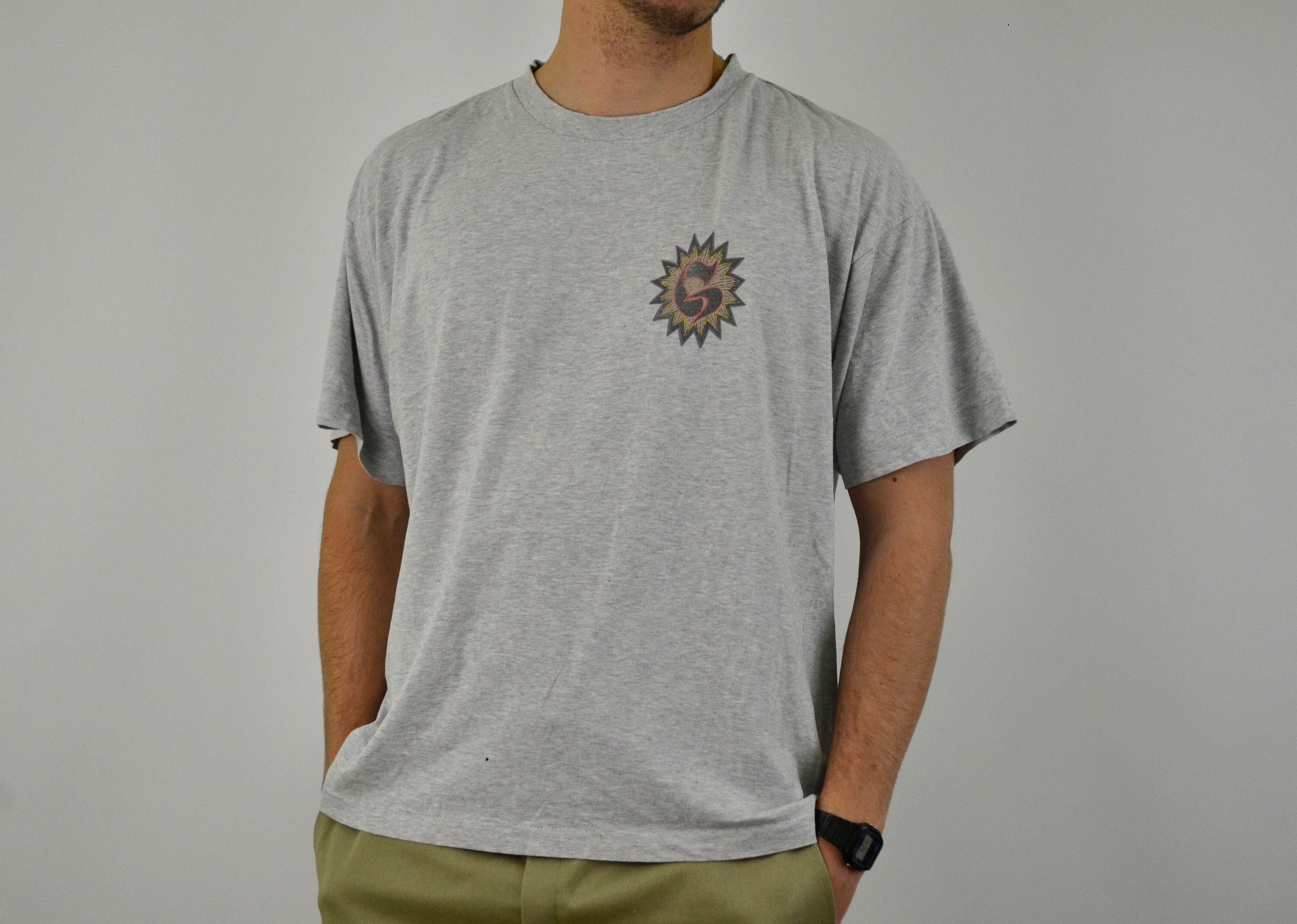 特別オファー Gotcha Vintage 90s Shirt (surf Tee Surf Gray Vtg XXL Size サーフィン・ボディボード
