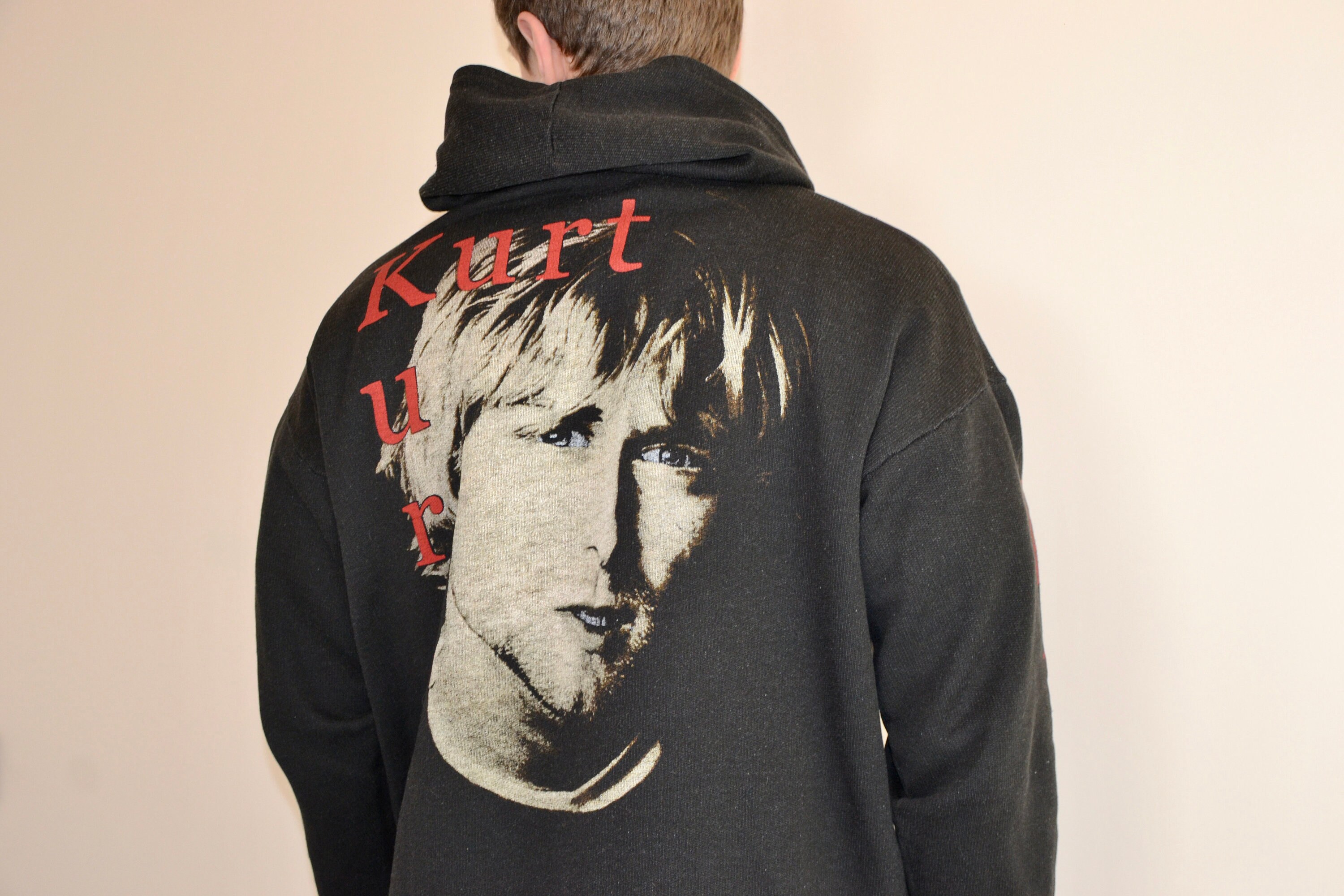 90s Vintage Nirvana Hoodie Size X Large Vtg Black Grunge 90s Vintage Nirvana Hoodie Size X Large Vtg Black Grunge