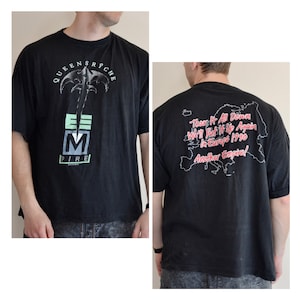 90s Vintage Queensryche shirt Size X Large vtg black heavy metal progressive rock tee Sz XL Single stitch(vintage metal shirt,vtg band shirt