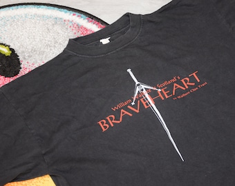 Vintage 90s Braveheart Movie Promo T Shirt - Etsy