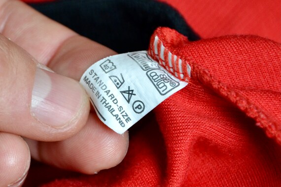 90s vintage Ferrari polo Size XX Large vtg Red F1… - image 8