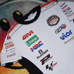 Vintage Honda LCR racing shirt Size Large Vtg white moto sport racing tee Sz L