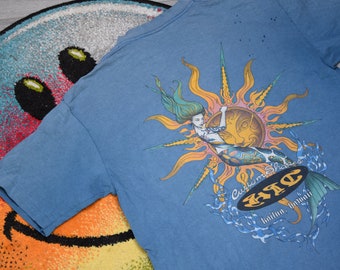 希少美品　hawaiianProDesign　モデルT　9.6 90s Vintage HAWAIIAN ISLAND CREATIONS Shirt Size X Large Vtg Faded