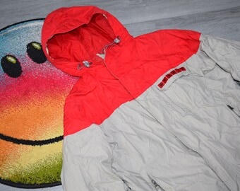 Vintage Burton Ronin Jacket Size Large Vtg Red Trekking