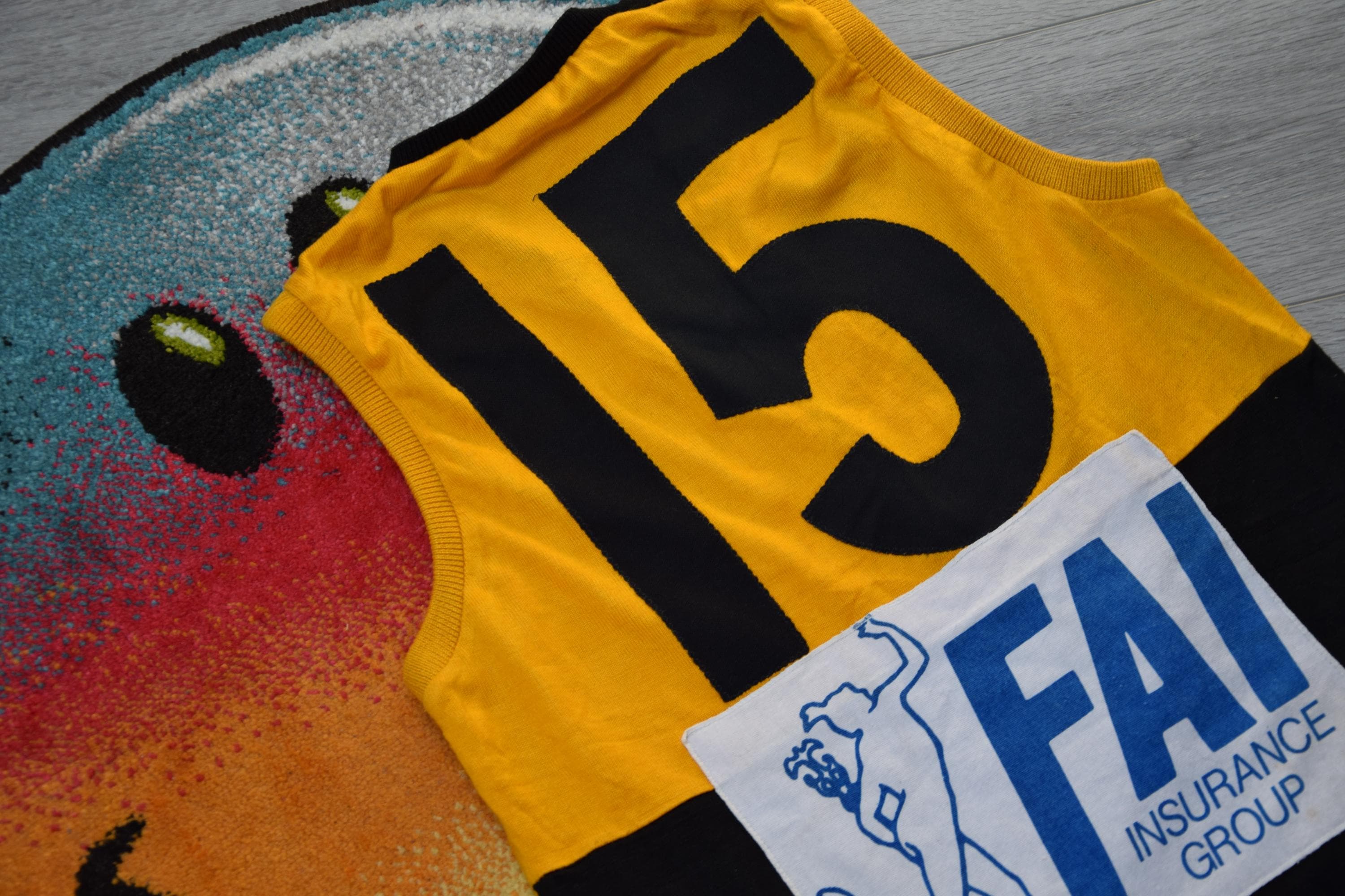 GRAND FOULARD VINTAGE RUGBY LEAGUE GRANDE BRETAGNE - RÉTRO