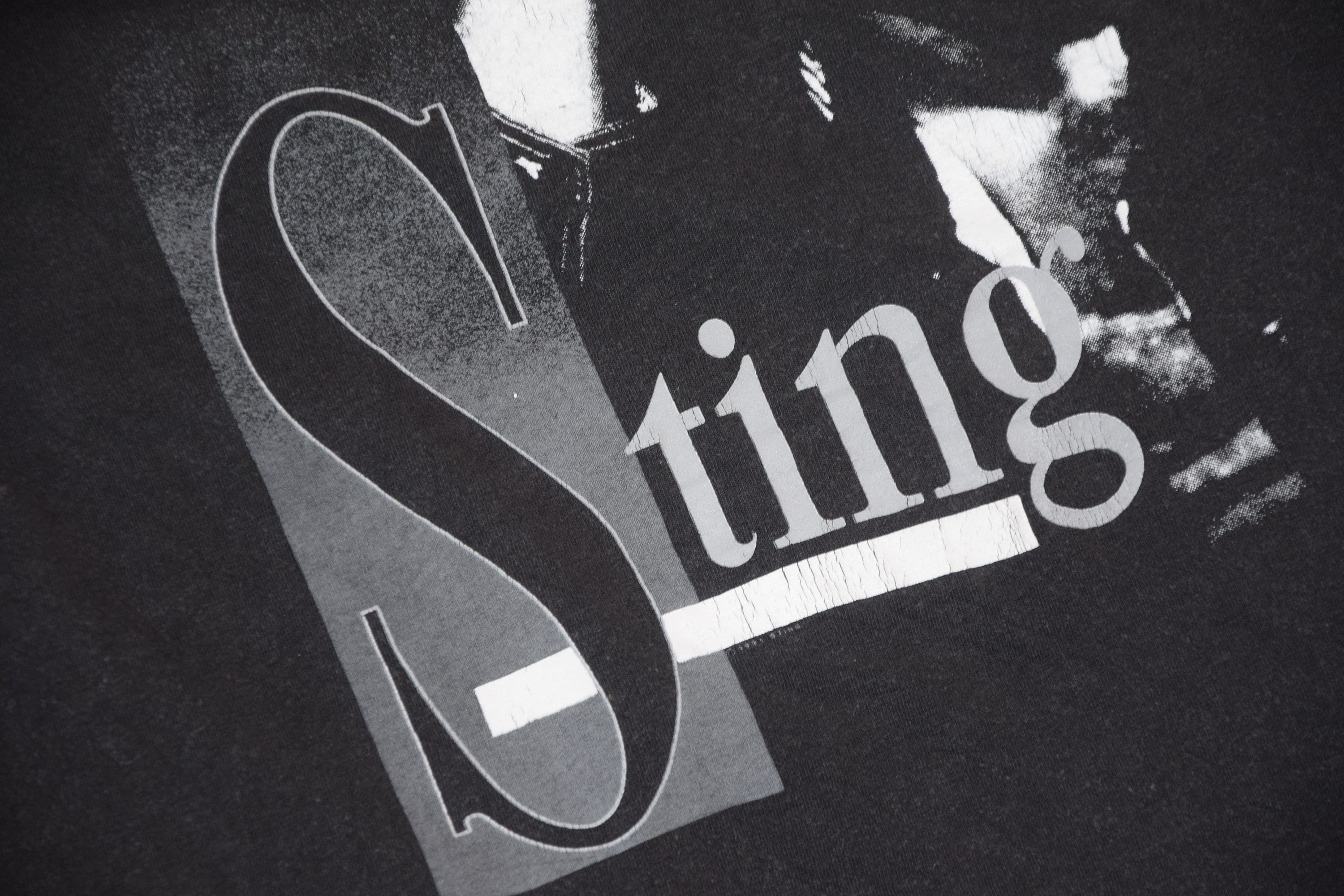 80s Vintage Sting Shirt Size X Large Vtg Black Nothing Like the 