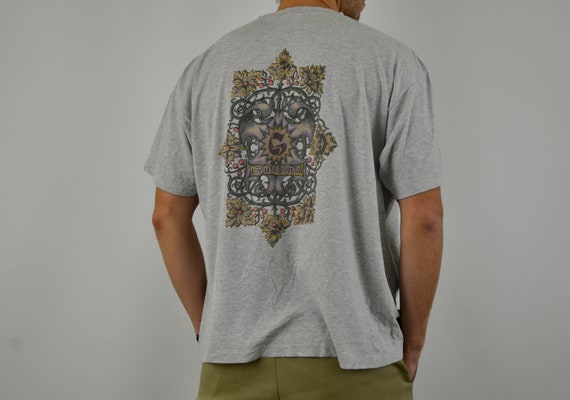 90s Vintage Gotcha Shirt Size XXL Vtg Gray Surf Tee (surf