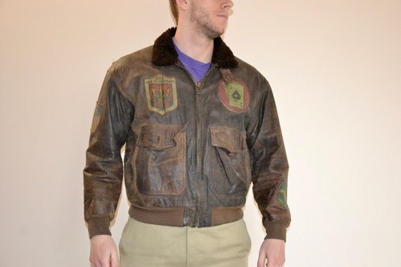Vintage Ryan Leatherwear Jacket Size Medium Large Vtg Brown - Etsy