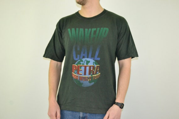 90s Vintage Petra Shirt Size X Large Vtg Faded Black Christian 