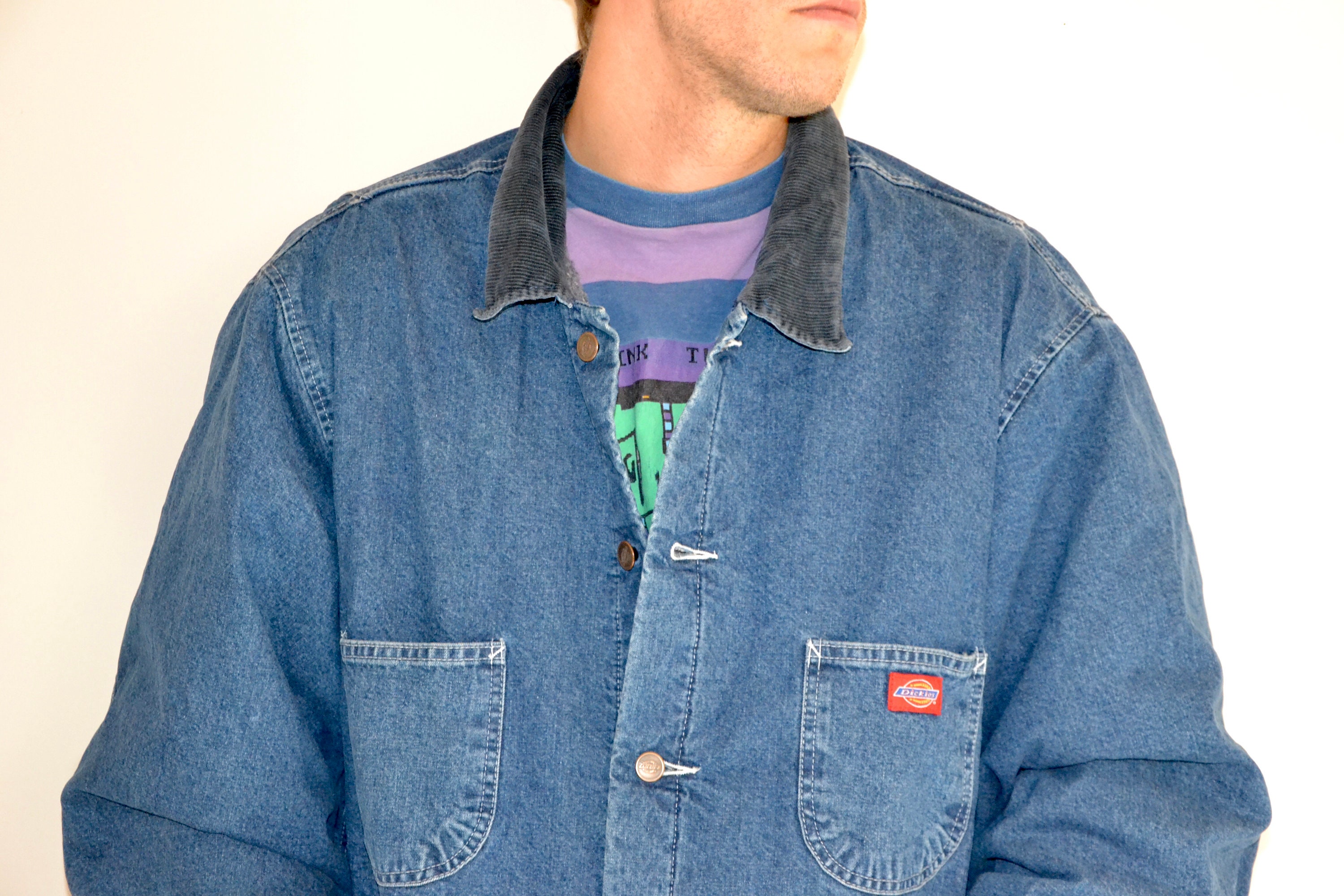 Dickies denim work jacket deals
