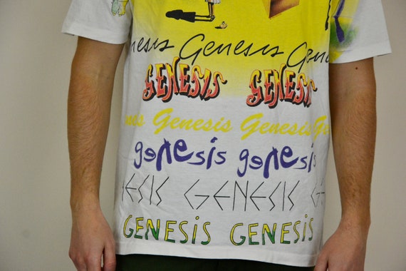 90s vintage Genesis shirt Size X Large vtg white … - image 4