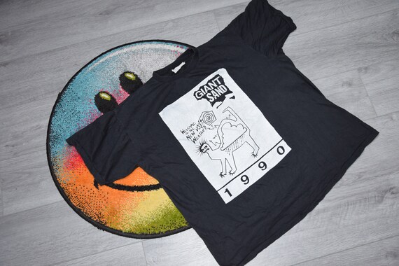 90s Vintage Giant Sand Shirt Size X Large Vtg Black