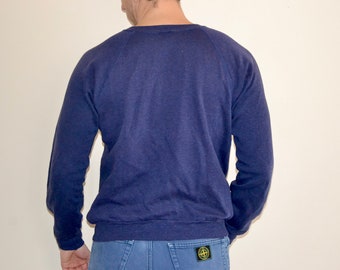 70s 80s Vintage Snoopy Sweatshirt Size Large Vtg Faded Blue