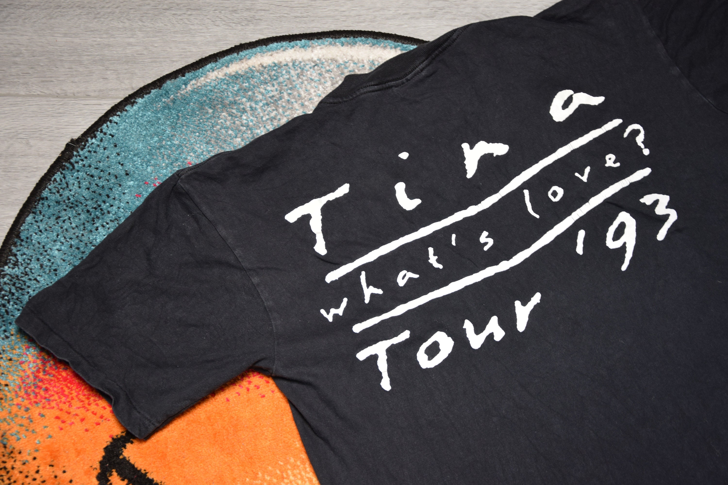 90s Vintage Tina Turner Shirt Size X Large Vtg Black Whats Love 
