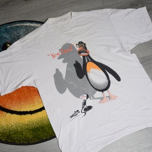 90s vintage Creature Comforts shirt Size X Large Wallace and Gromit Advertise promo tee Sz XL