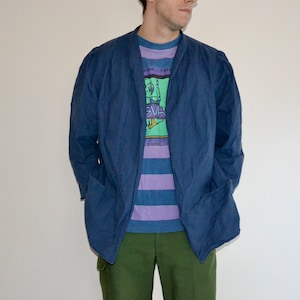 Indigo Work Jacket French - Etsy