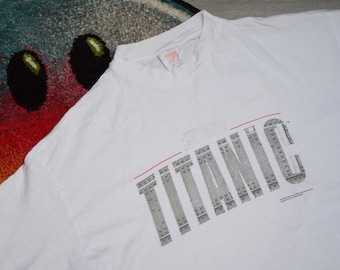 Vintage 1998 Titanic Movie T-shirt Rare - Etsy