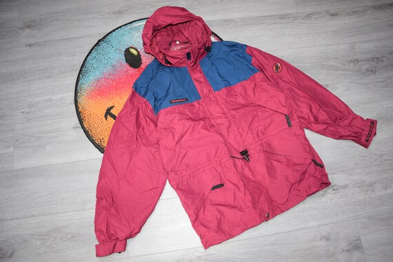 90s Vintage Mammut Jacket Size Medium Vtg Red Trekking