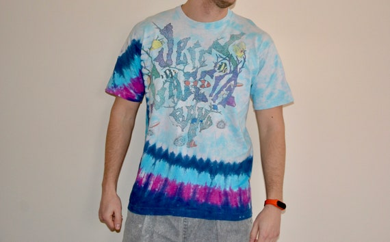 90s Vintage Jerry Garcia Shirt Size X Large Vtg Blue Tie Dye Grateful Dead  Tee Sz Xl vtg Hippie, Festival Cloth, Vtg Acid, Lcd, Rave, Love - Etsy