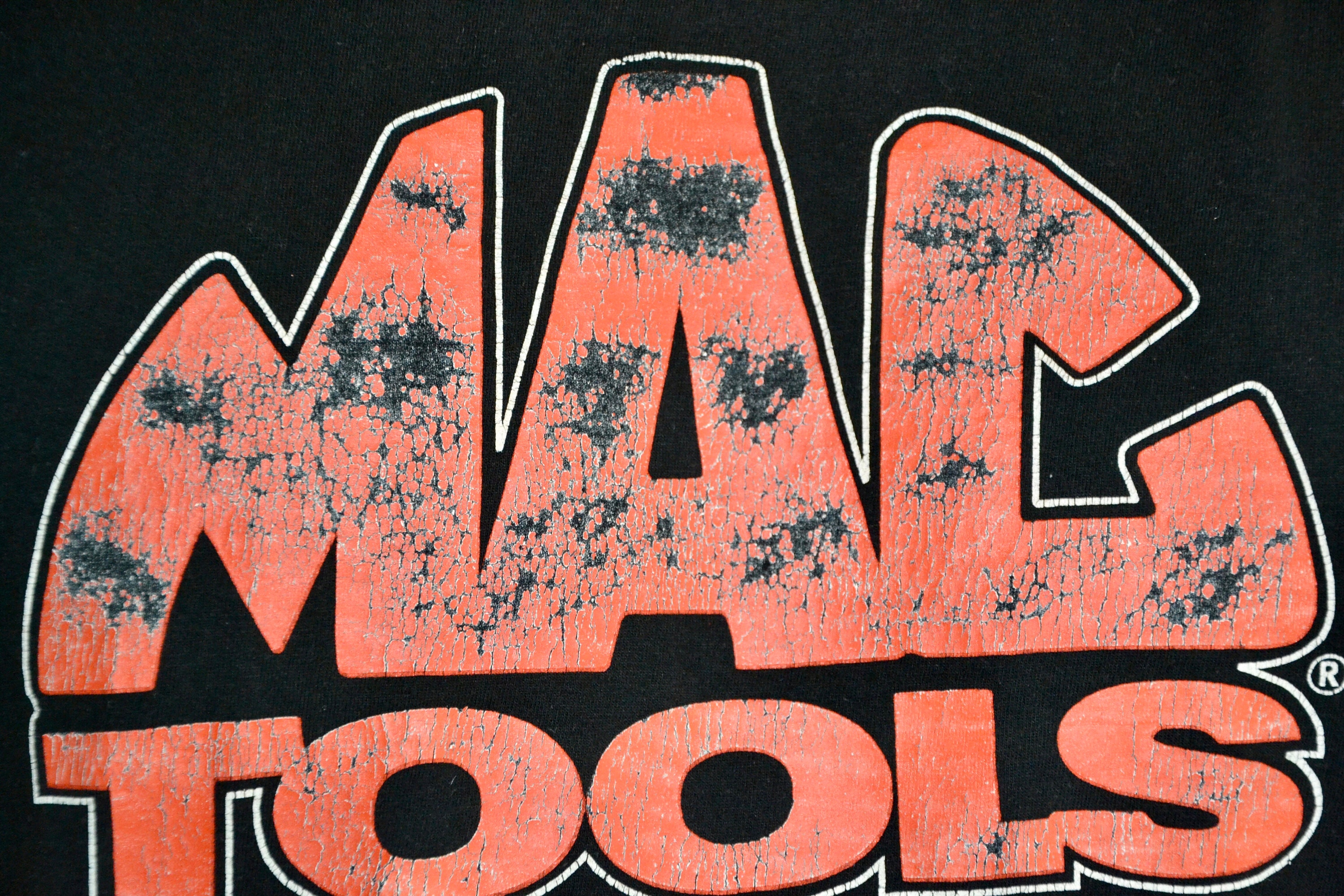 90s Vintage Mac Tools Racing Shirt Size X Large Vtg Black Sports