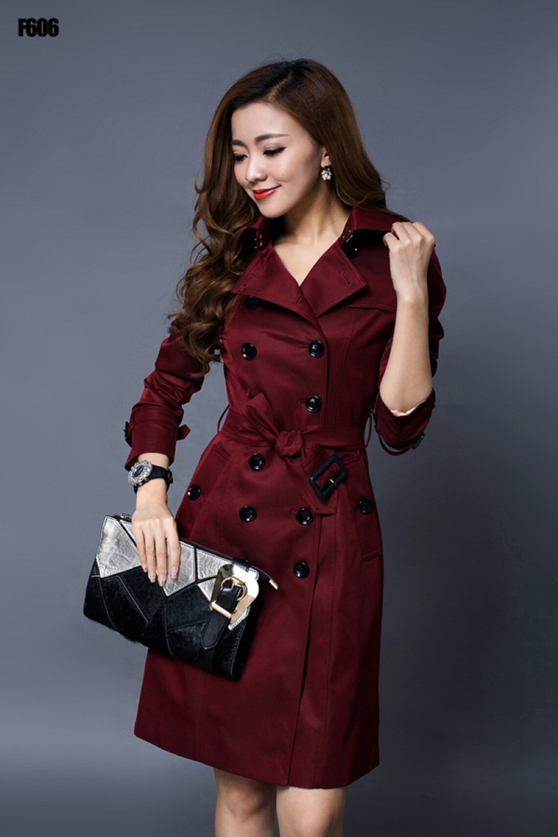 Hot Selling Womens Long Lightweight Trench Coat, Etsy