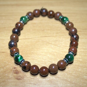 Grounding Bracelet, Mahogany Obsidian Bracelet, Sacral Chakra Bracelet, Root Chakra Bracelet, Protection Bracelet, Natural Stone Bracelet