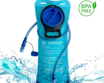 Hydration Bladder, 2 Liter, BPA Free, Leak Proof Water Reservoir
