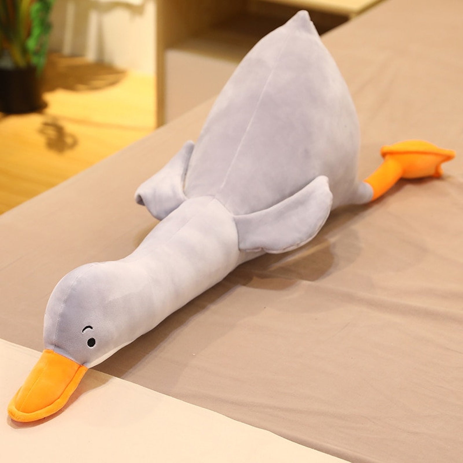 Cute Cotton Goose Stuffed Toys Animal Baby Etsy