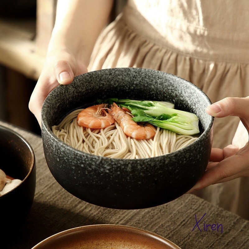 Creative noodle bowl large ramen bowl ceramic millet Etsy