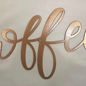 Coffee wall sign