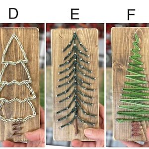 DIY Christmas Tree Craft Kit. Christmas String Art Kit, Fun Christmas Gift for adults / kids. Mantel Decor, Christmas Craft for large event image 3