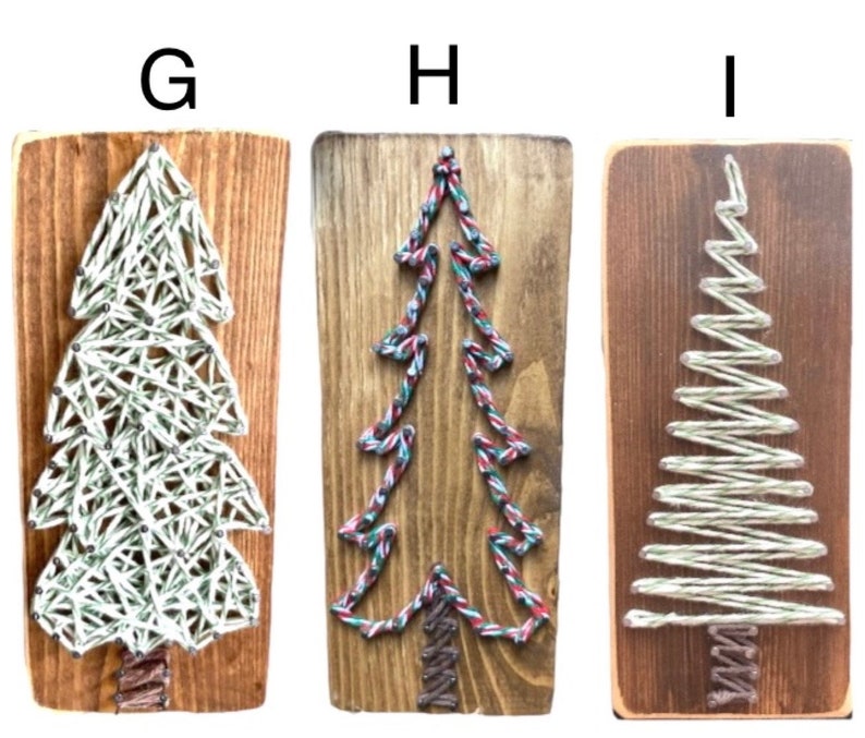 DIY Christmas Tree Craft Kit. Christmas String Art Kit, Fun Christmas Gift for adults / kids. Mantel Decor, Christmas Craft for large event image 4