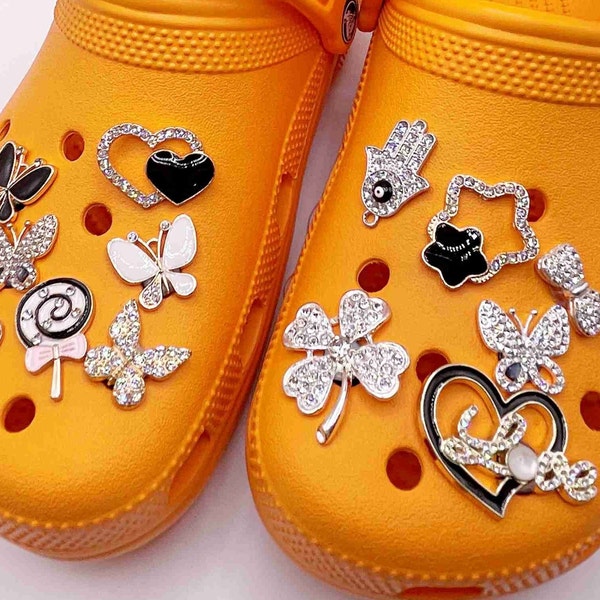 Crocs Charms, Jibbitz, Bling Crocs Charms, Crocs Accessory, Shoes Pins, Luxury  Crocs Charms, Buy 2 or more Get Surprise Gift