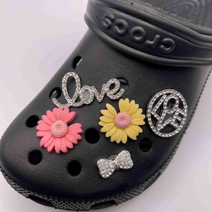 Crocs Charms, Bling Crocs Charms, Crocs Accessory, Shoes Pins, Luxury Crocs Charms, Flower Crocs Charms, Butterfly Crocs Charms