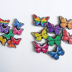 Butterfly Crocs Charms/ Crocs Charms Cute/ Colorful Butterfly Crocs charms/ Butterfly Shoe Charms