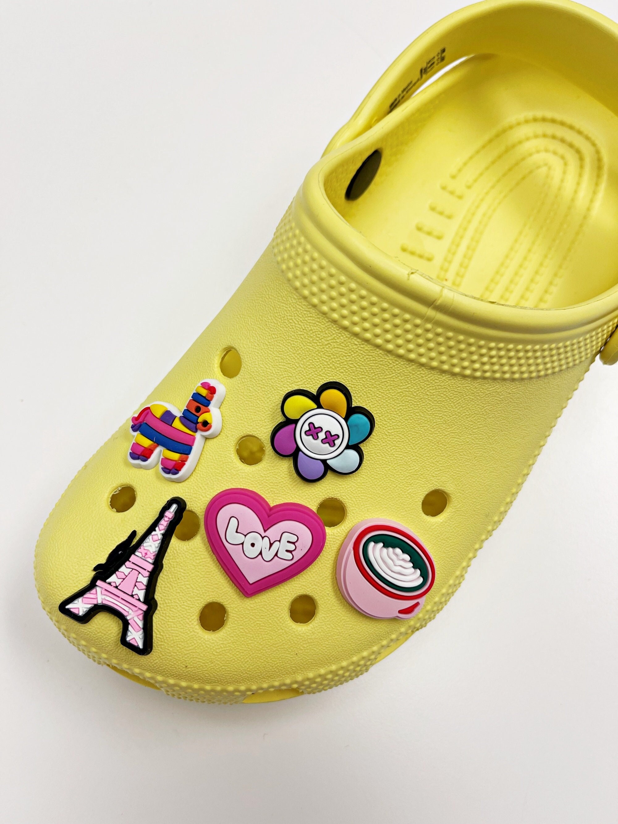 Crocs Charms Cute/ Crocs charms set/ Love Smile Butterfly Etsy