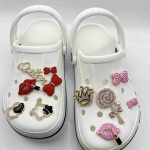 Crocs Charms, Jibbitz, Bling Crocs Charms, Crocs Accessory, Shoes Pins, Luxury Crocs Charms, Buy 2 or more Get Surprise Gift image 3