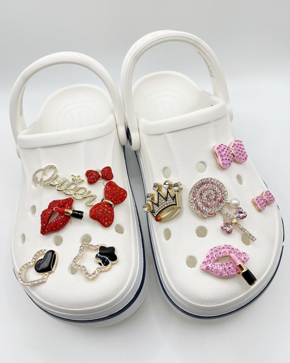 Crocs Charms, Jibbitz, Bling Crocs Charms, Crocs Accessory, Shoes Pins,  Luxury Crocs Charms, Buy 2 or More Get Surprise Gift 