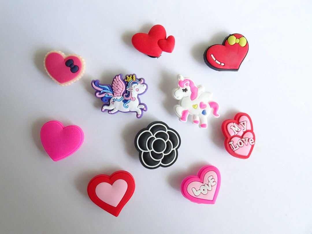 Valentine's Day Crocs Jibbitz/ Crocs Jibbitz Inspired/ Fun Crocs Charms