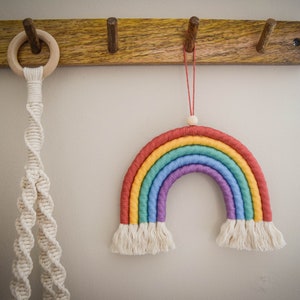 Macrame Rainbow Wall Hanging | Boho Decor | Scandi Decor | Nursery Decor | Home Decor | Personalised Rainbow