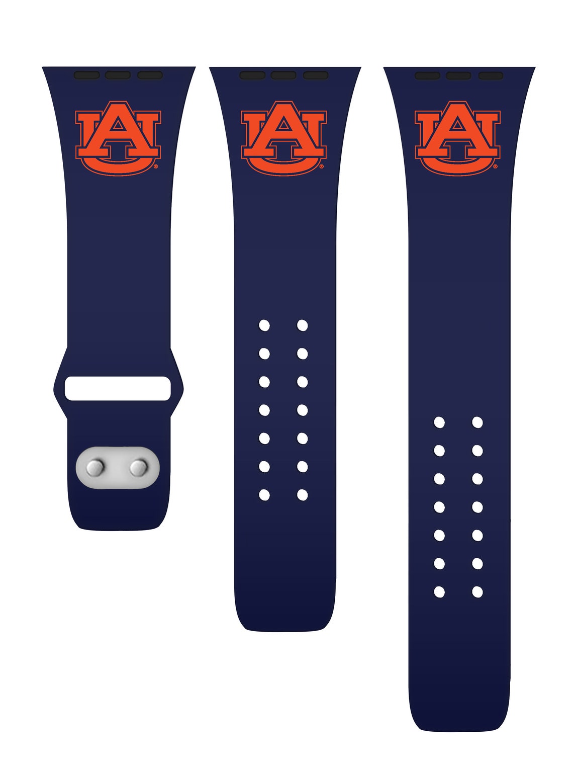Auburn Tigers Silicone Band compatible avec lApple Watch Etsy