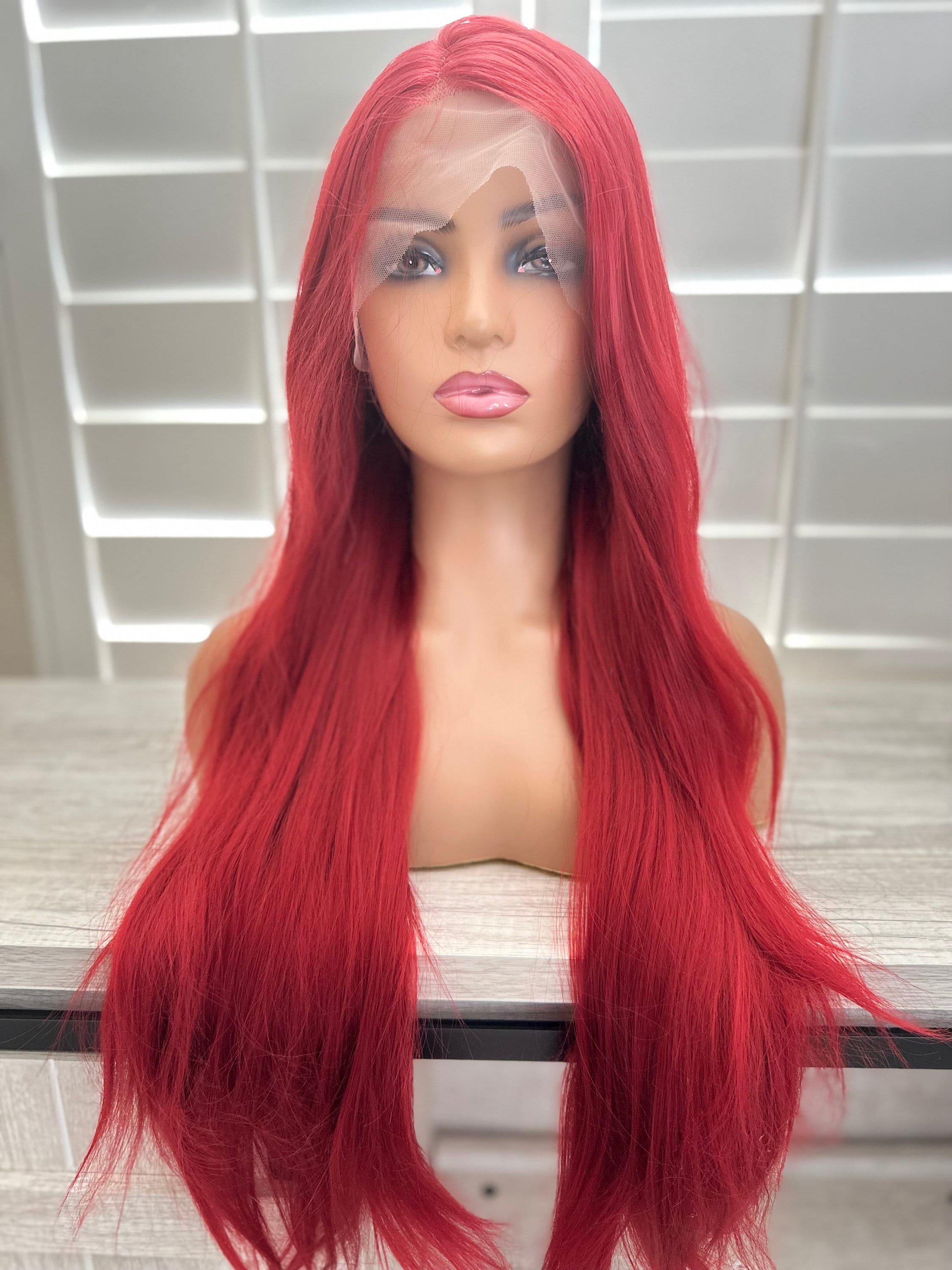 Red clearance lace front