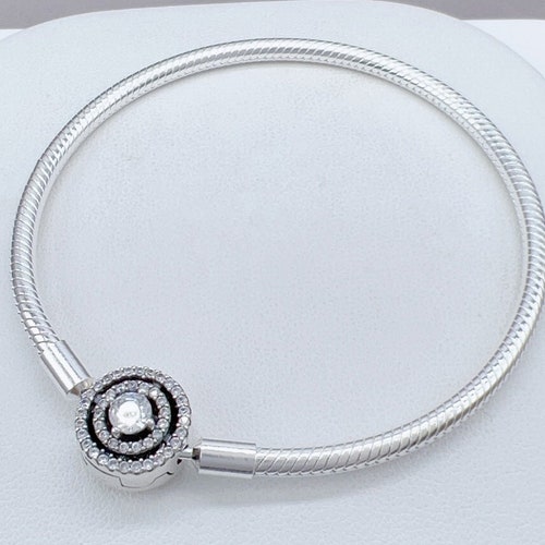 Pandora Moments Snake Chain Braceletpandora Style Bracelet Etsy UK