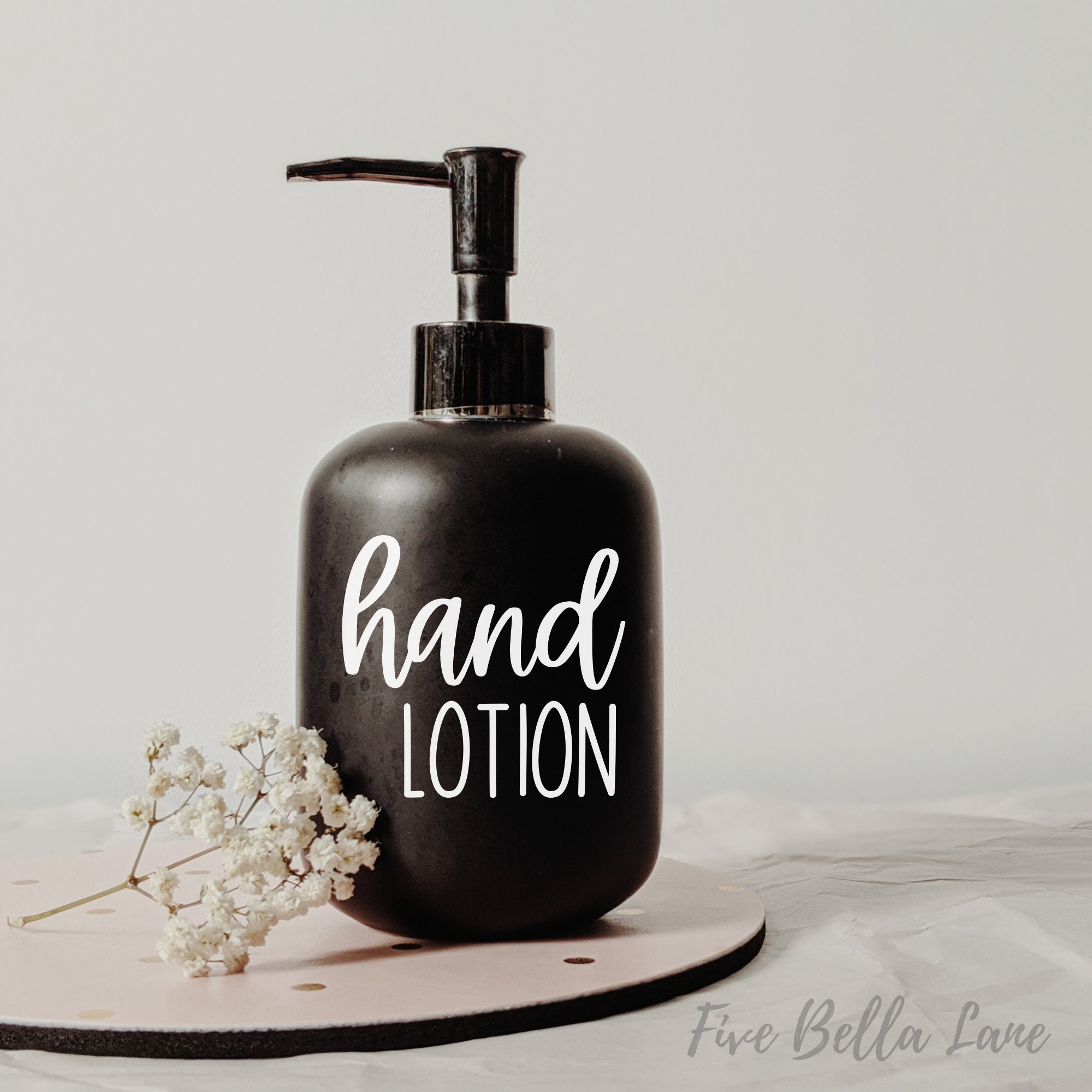 Hand Soap & Hand Lotion Dispenser Label Dish Soap Dispenser Etsy