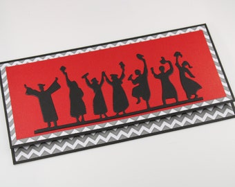 Graduation Money Holder, Graduation Gift Card Holder, Money Envelope, High School College Graduation,Money Wallet, Money Gift