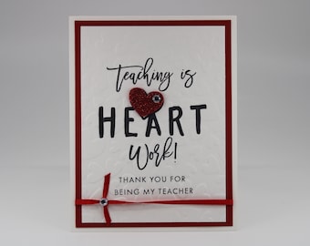 Teacher Gift Card Holder, Special Teacher Gift, Teacher Appreciation Card, End Of Year Teacher Gift, Thank You Teacher Card